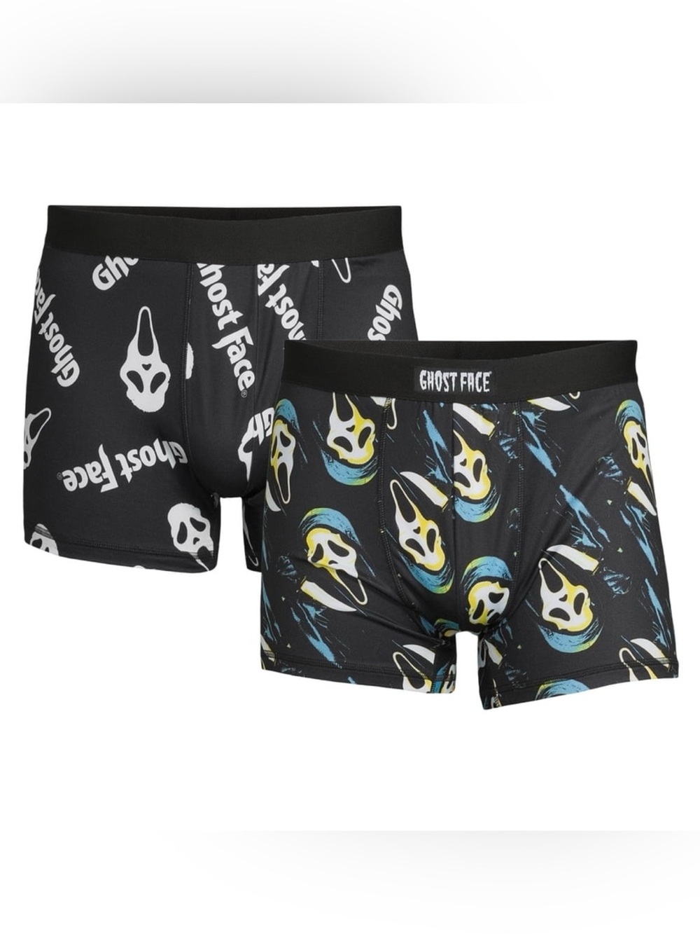 Scream Ghostface Men’s Boxer Briefs, 2PK Size Larger